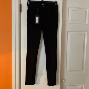 Paige Hoxton Hi Rise Ultra Skinny Jeans in Black